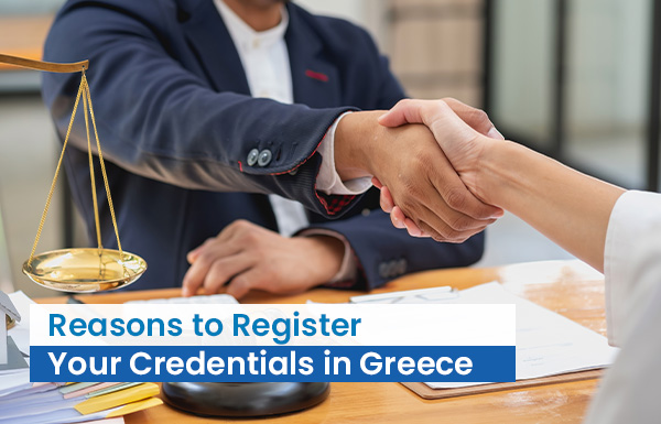 Register Your Credentials in Greece